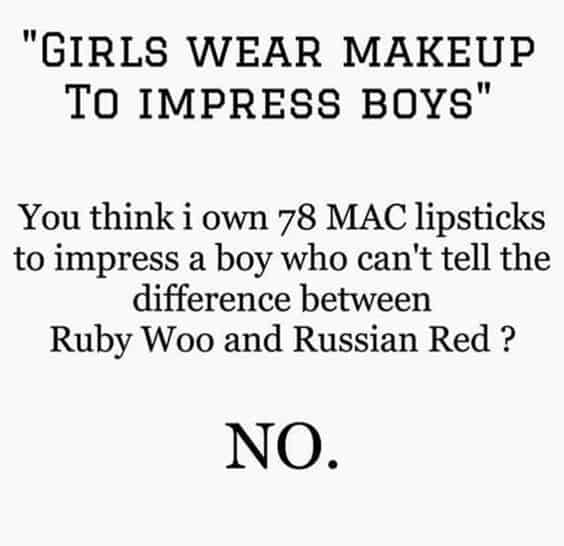 makeup humor
