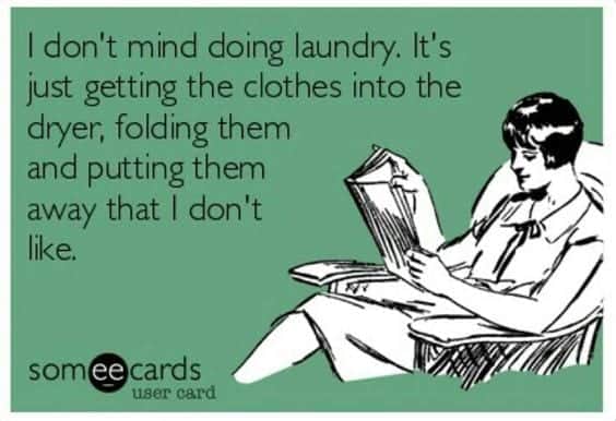 folding laundry humor