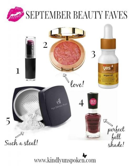 September Beauty Favorites - Kindly Unspoken