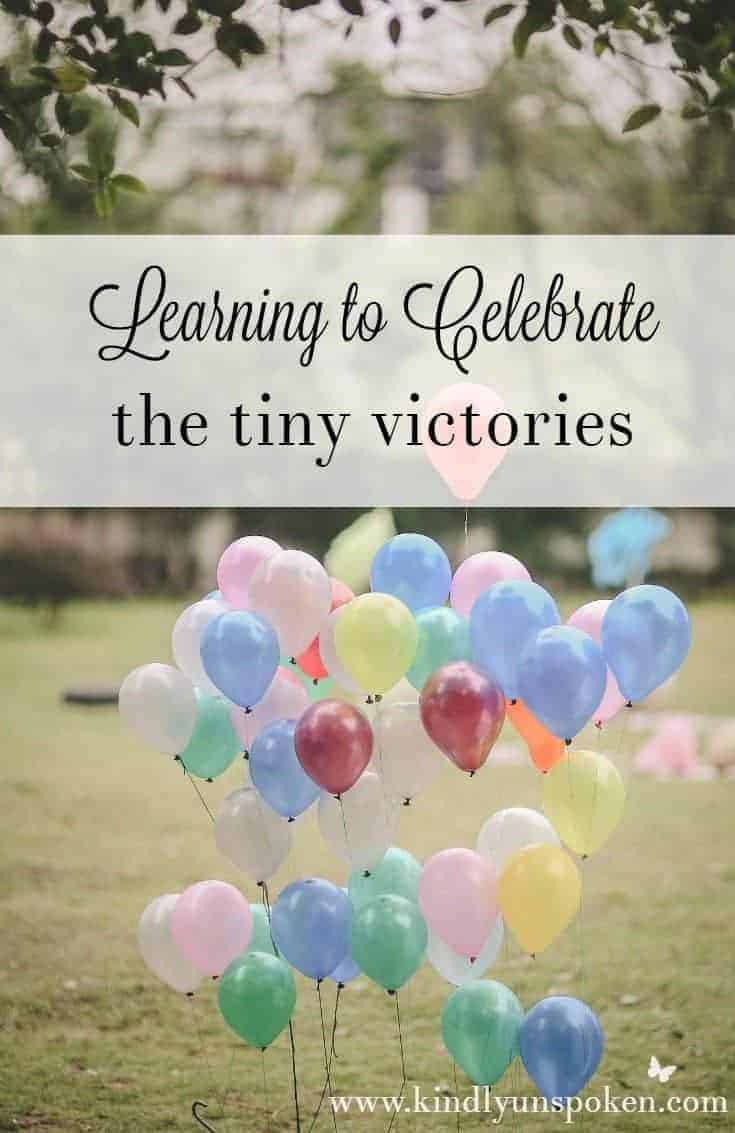 Learning to Celebrate the Tiny Victories - Kindly Unspoken