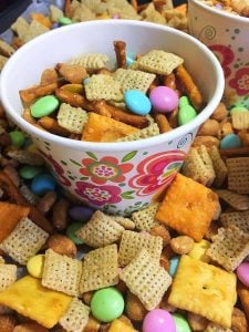 Sweet and Salty Spring Chex Mix