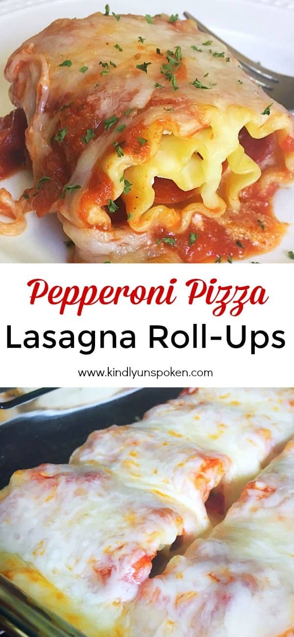 Pepperoni Pizza Lasagna Roll Ups Kindly Unspoken