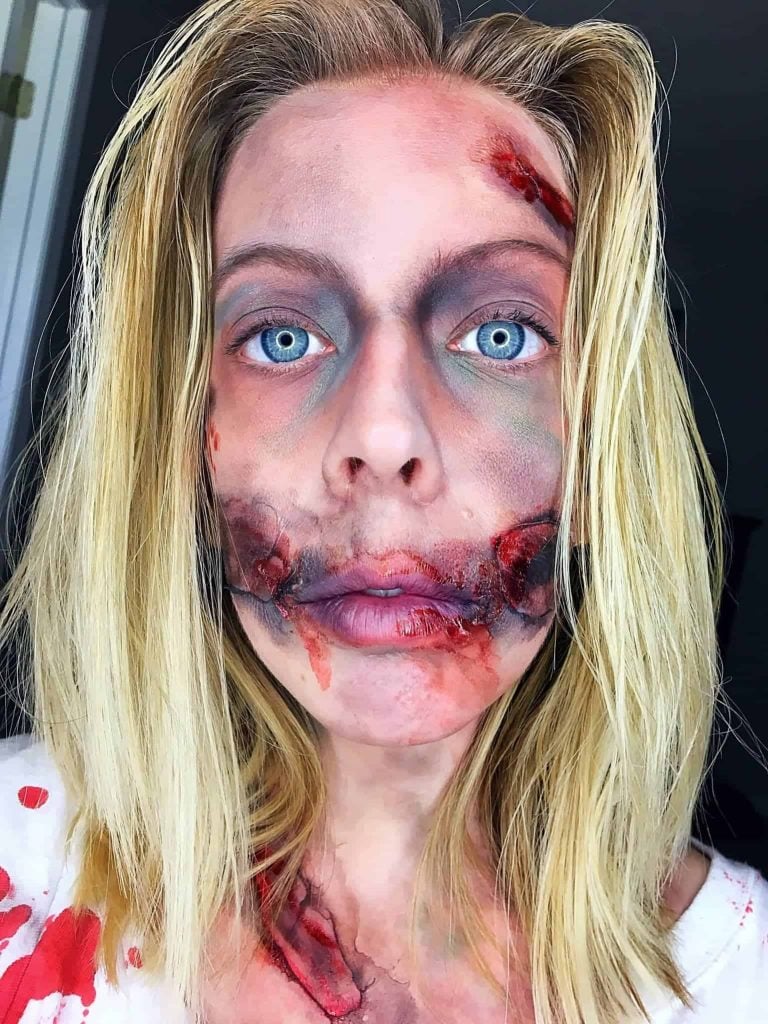 Easy DIY Zombie Makeup and Costume Tutorial