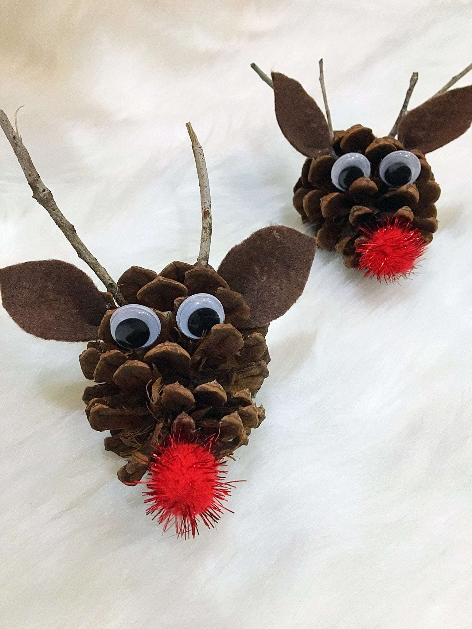 22 Pine Cone Crafts for Christmas