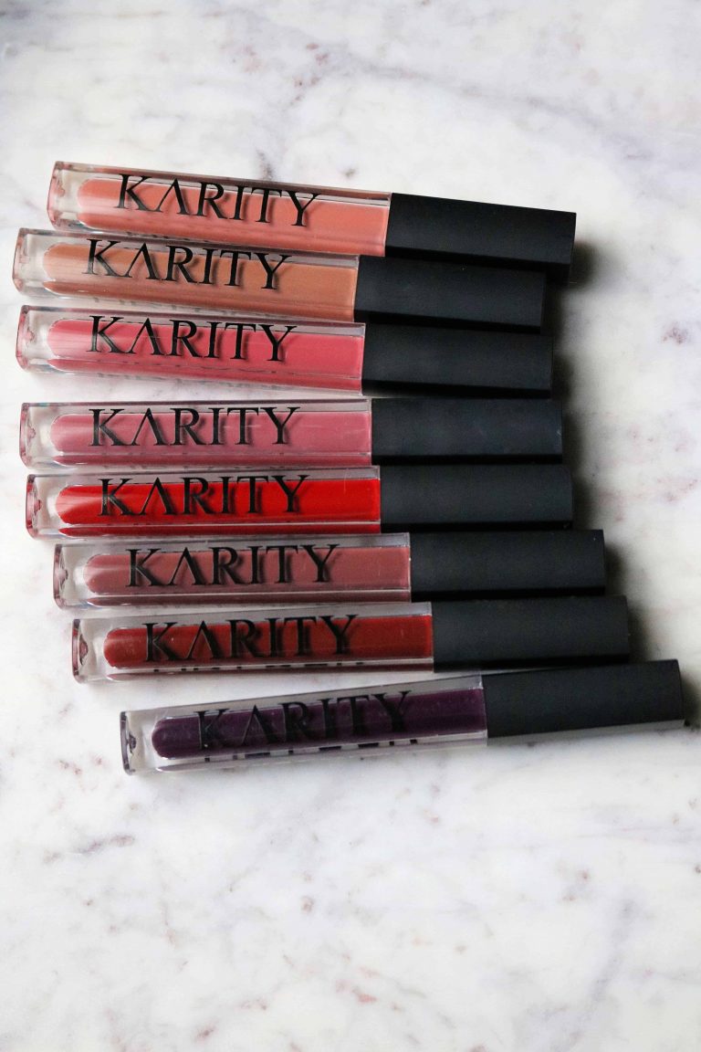 Karity Lip Lock Liquid Lipsticks- Swatches & Review