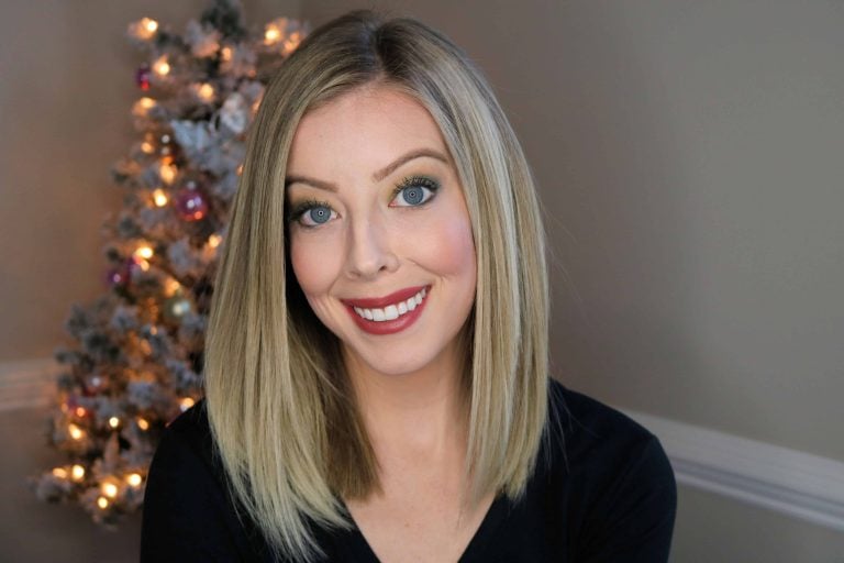 Green Eyeshadow Holiday Makeup Look