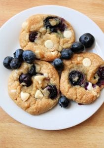 The Best Blueberry Cheesecake Cookies