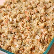 Easy Chicken and Stuffing Casserole-image