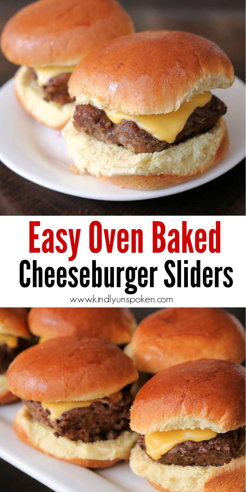 Grab some hamburger meat, dinner rolls, and cheese, and make these Delicious and Easy Cheeseburger Sliders for your next family dinner! They're juicy, flavorful, and oven baked on a sheet pan for quick and easy cheeseburgers for a crowd or party! #cheeseburgersliders #sliders #cheeseburgers #easydinner