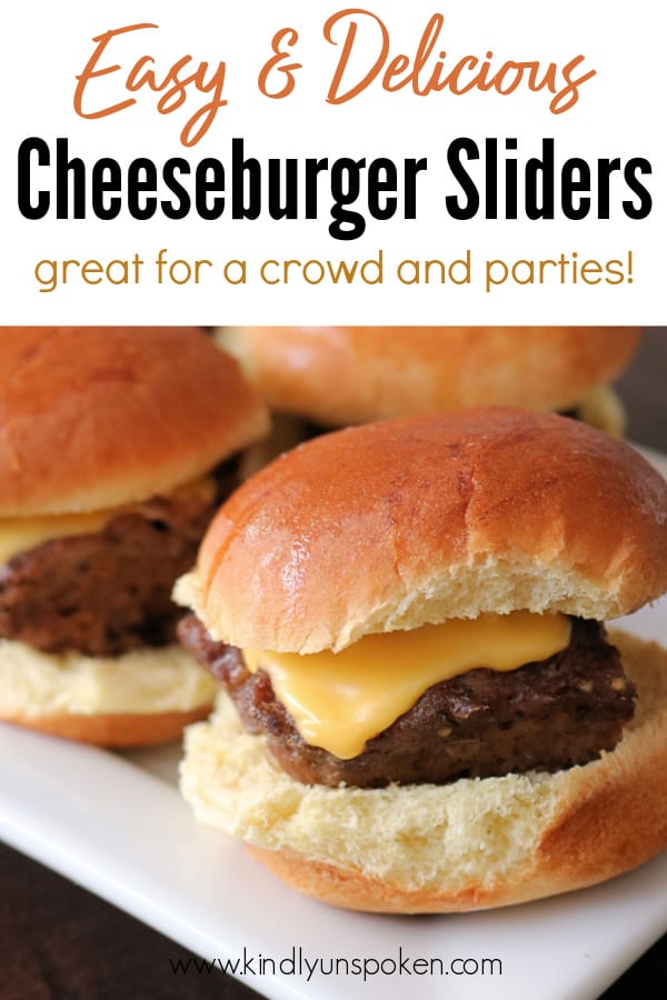 Grab some hamburger meat, dinner rolls, and cheese, and make these Delicious and Easy Cheeseburger Sliders for your next family dinner! They're juicy, flavorful, and oven baked on a sheet pan for quick and easy cheeseburgers for a crowd or party! #cheeseburgersliders #sliders #cheeseburgers #easydinner