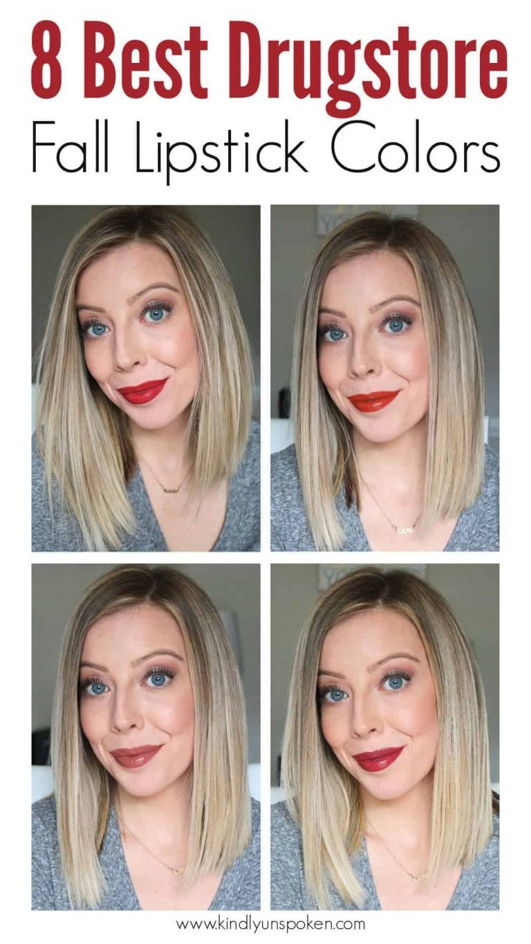 8 Best Drugstore Fall Lipstick Colors
