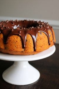 Easy Pumpkin Chocolate Chip Bundt Cake