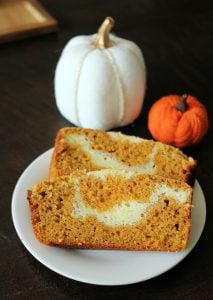 Easy Swirled Pumpkin Cream Cheese Bread