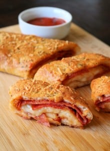 Easy Homemade Stromboli (2-Ingredient Pizza Dough)