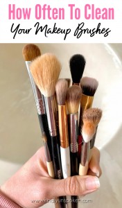 How Often to Clean Makeup Brushes + Printable Chart - Kindly Unspoken