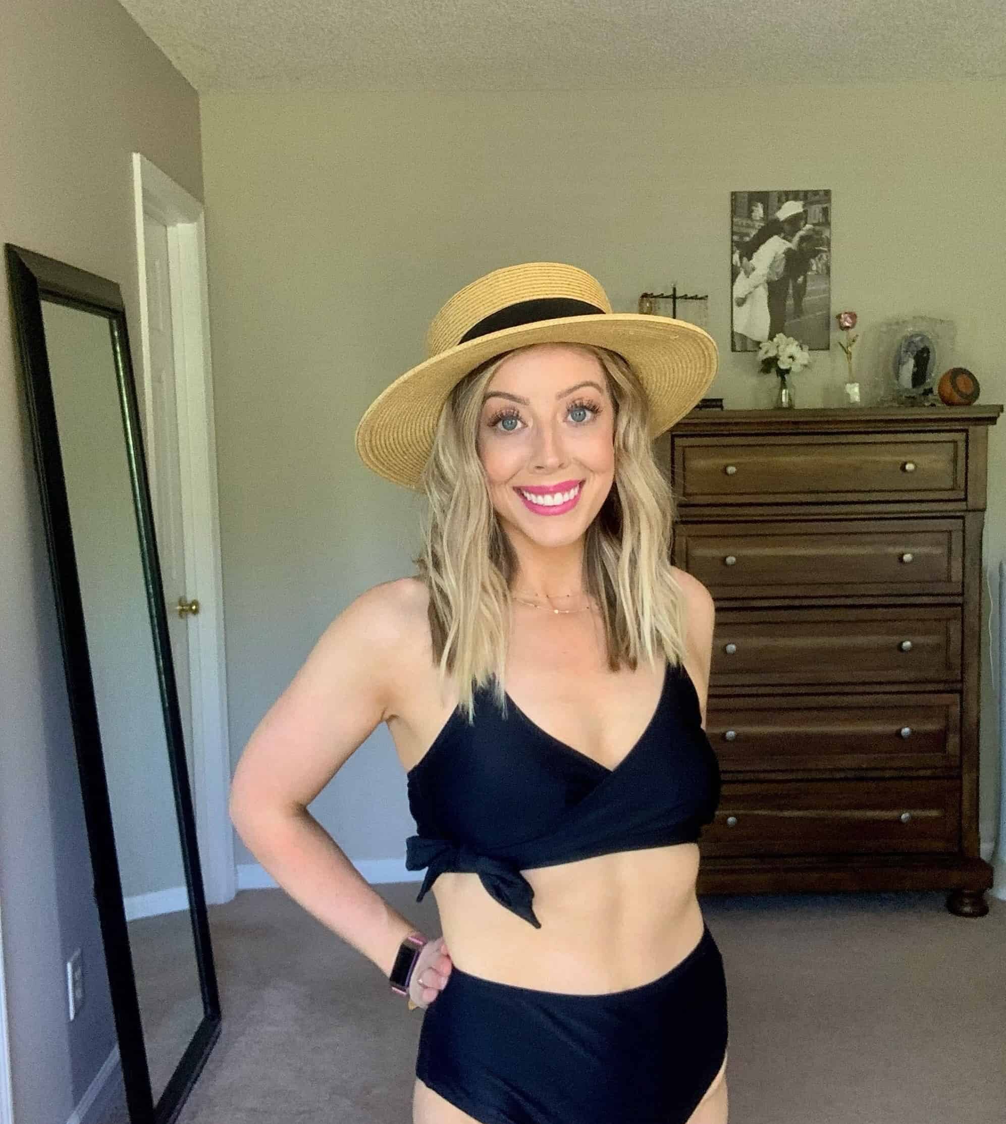 Looking for new swimsuits for summer vacation or spring break? Check out my affordable amazon swim haul with the best Amazon swimsuits and cover ups under $35! This roundup includes cute one piece swimsuits, two piece swimsuits, bikinis, and cover-ups for the pool or beach! #swimsuit #amazonfashion #bathingsuit #bikini #swimwear #tryonhaul #founditonamazon