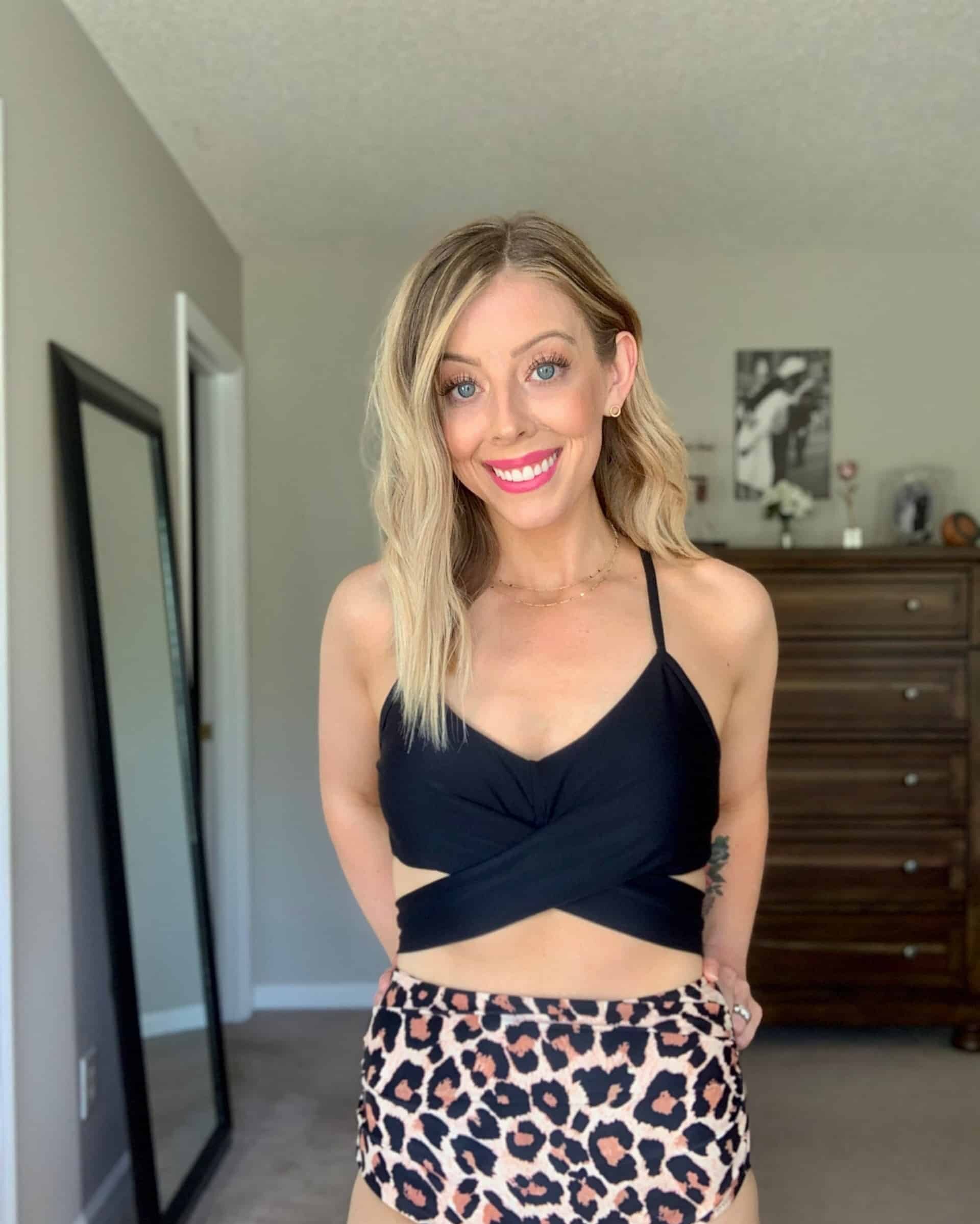 Looking for new swimsuits for summer vacation or spring break? Check out my affordable amazon swim haul with the best Amazon swimsuits and cover ups under $35! This roundup includes cute one piece swimsuits, two piece swimsuits, bikinis, and cover-ups for the pool or beach! #swimsuit #amazonfashion #bathingsuit #bikini #swimwear #tryonhaul #founditonamazon