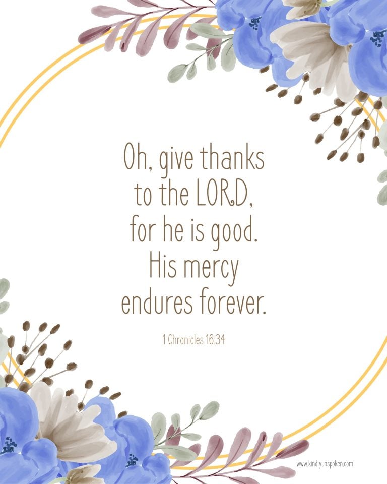 12 Encouraging Free Printable Bible Verses - Kindly Unspoken