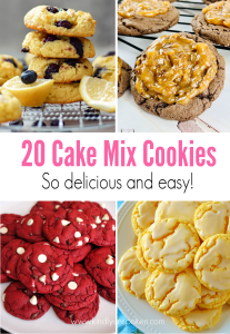 20 Easy Cookies from Cake Mix