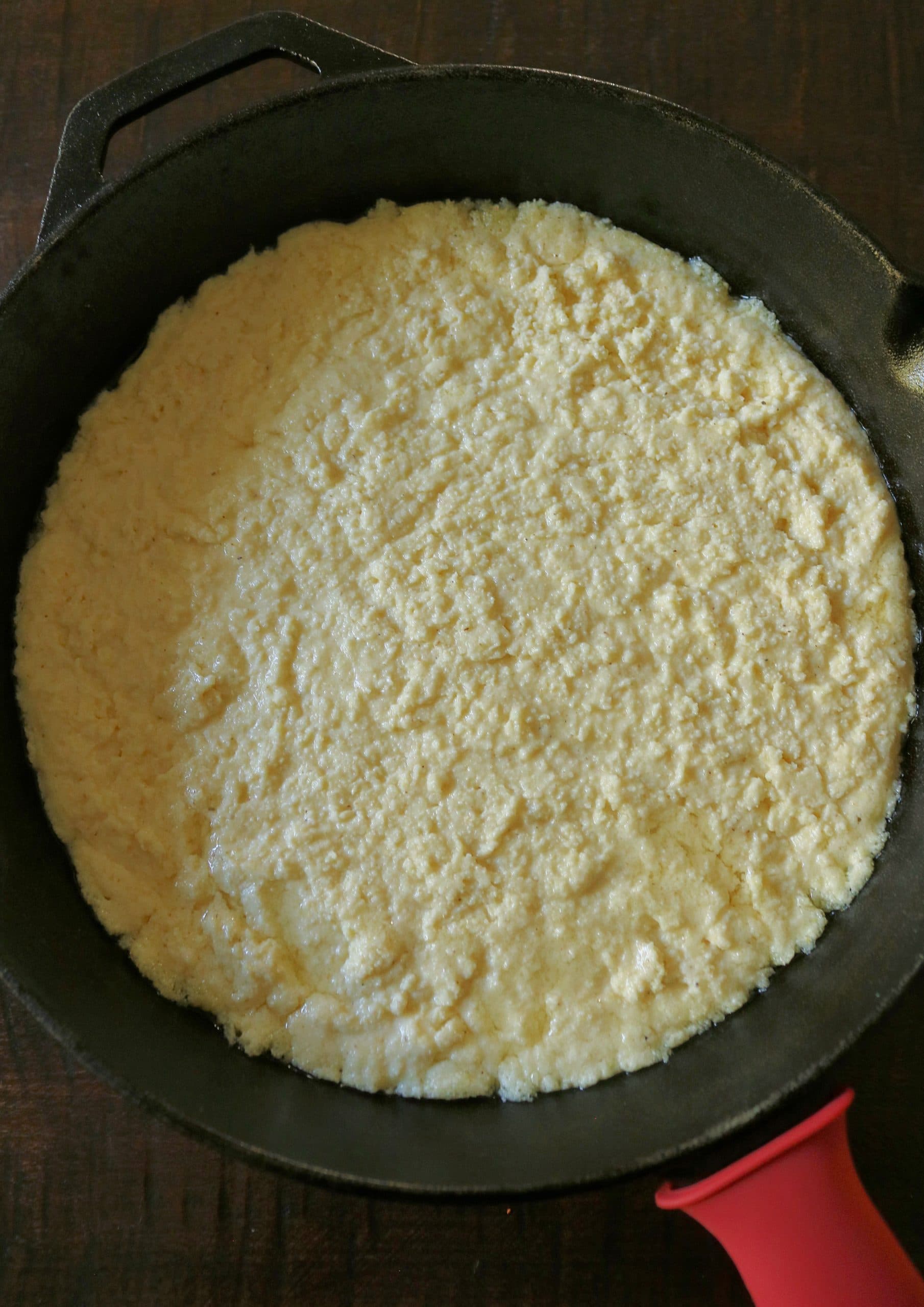 The search is over for the Best Southern Cornbread Recipe! This easy, buttery, and delicious old-fashioned Southern cornbread is made perfectly crispy in a cast iron skillet with self-rising cornmeal, no flour, and no sugar.