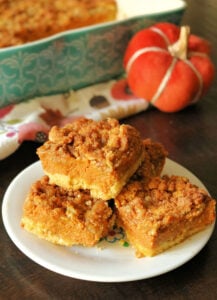 Easy Pumpkin Bars with Cake Mix
