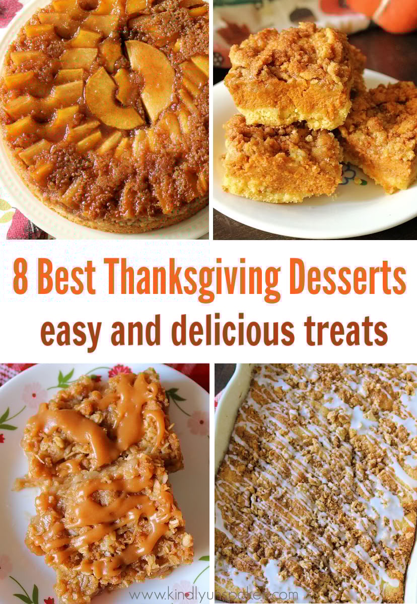8 Best Thanksgiving Desserts &ndash; Easy Fall Baking Recipes