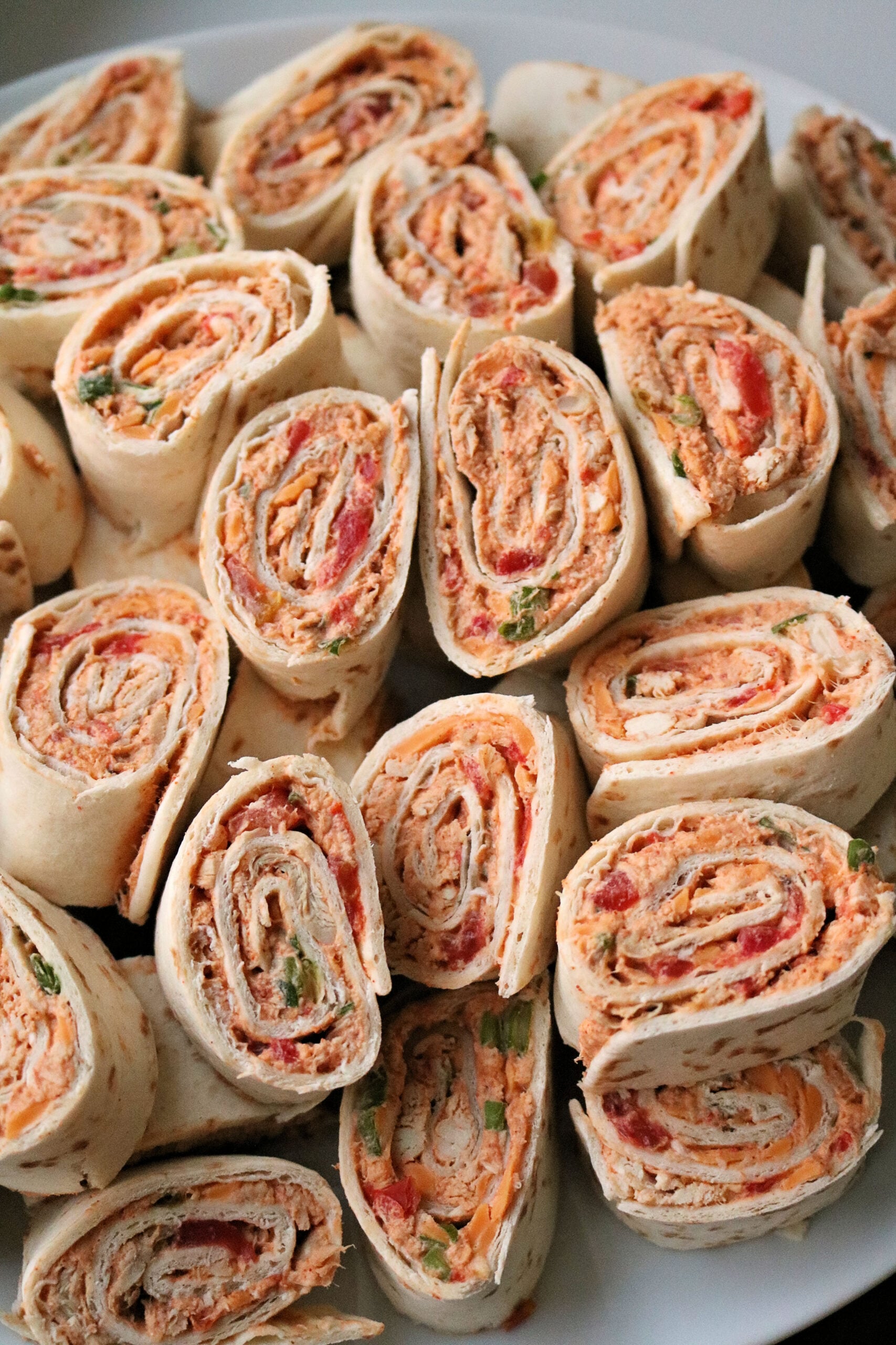 Easy Chicken Taco Pinwheels